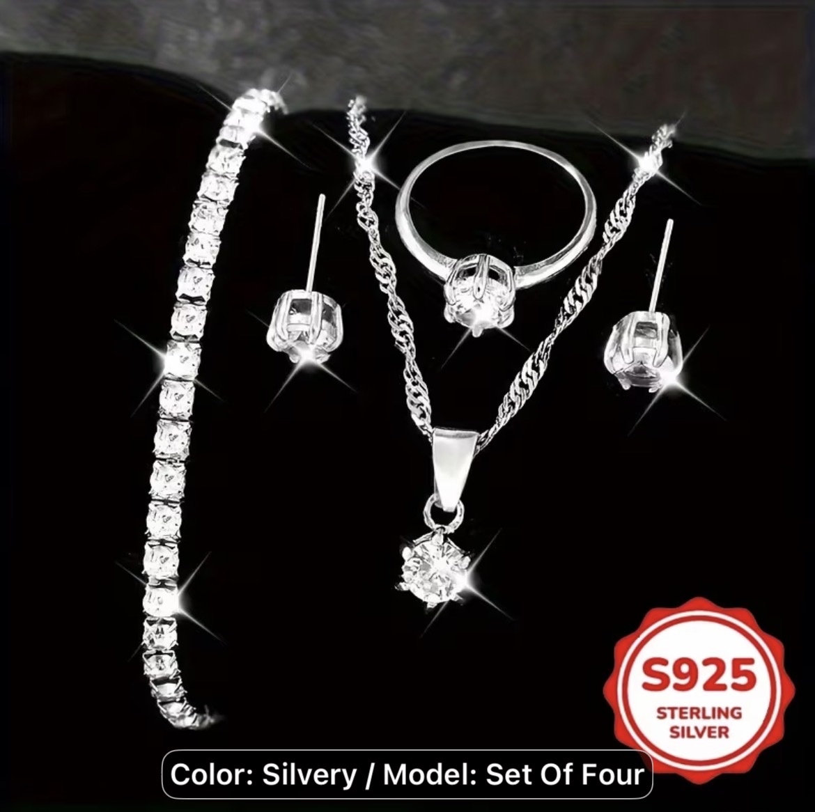 Four-Piece Moissanite Set